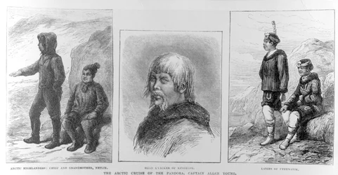 Arktická plavba Pandorou, kapitán Allen Young, publikovaná v „The Illustrated London News“, 1876